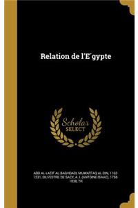 Relation de l'E´gypte
