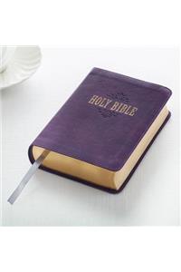 KJV Large Print Compact Purple Red Letters