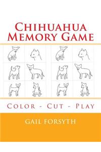 Chihuahua Memory Game: Color - Cut - Play