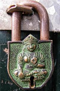 Green and Gold Padlock Journal