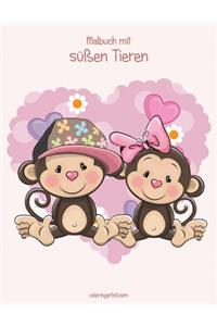 Malbuch mit süßen Tieren 1
