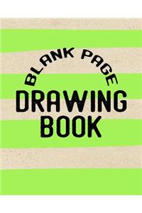 Blank Page Drawing Book