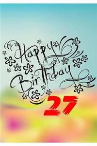 Happy Birthday 27