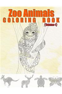 Zoo Animals coloring book