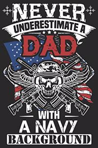 Never underestimate a dad with a navy background