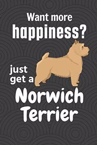 Want more happiness? just get a Norwich Terrier