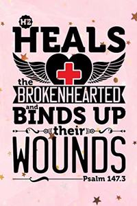 He Heals The Brokenhearted And Binds Up Their Wounds Psalm 147.3