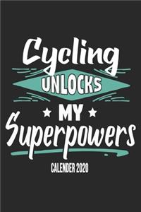 Cycling Unlocks My Superpowers Calender 2020