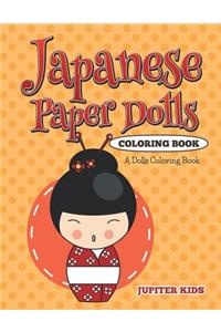 Japanese Paper Dolls Coloring Book