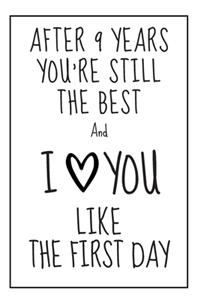 9 Year Anniversary Gift Notebook