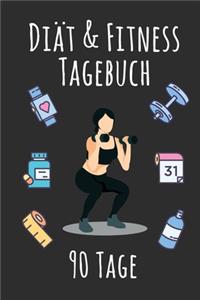 Diät & Fitness Tagebuch 90 Tage