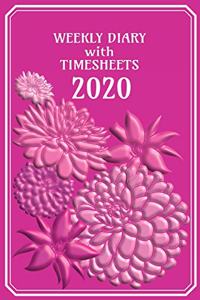 Weekly Diary with TimeSheets 2020