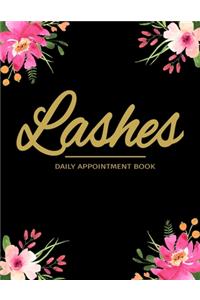 Lashes Daily Appointment Book