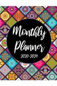 2020-2024 Monthly Planner