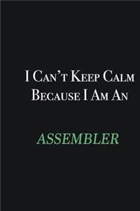 I cant Keep Calm because I am an Assembler