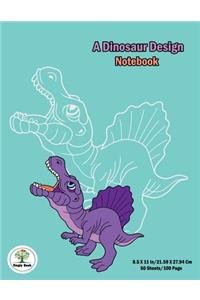 A dinosaur Design Notebook