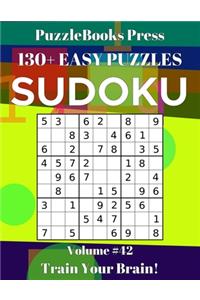 PuzzleBooks Press Sudoku 130+ Easy Puzzles Volume 42