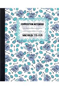 Racoon Composition Notebook