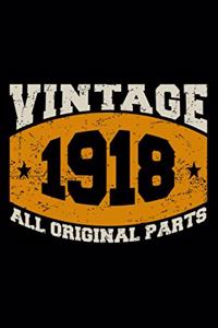 Vintage 1918 All Original Parts