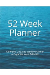 52 Week Planner