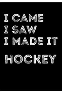 Season Stats Tracker For Ice Hockey Games I Came I Saw I Made It Hockey