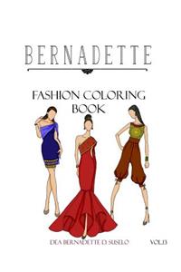 BERNADETTE Fashion Coloring Book Vol.13