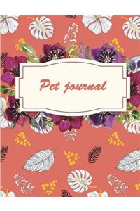 Pet journal