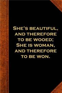 2019 Daily Planner Shakespeare Quote Beautiful Wooed Woman Won 384 Pages