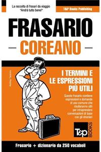 Frasario Italiano-Coreano e mini dizionario da 250 vocaboli