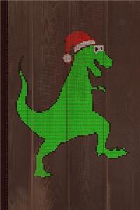 Santasaurus Ugly Christmas Sweater Journal Notebook