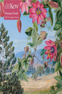 Adult Jigsaw Puzzle Kew: Marianne North: View in the Brisbane Botanic Garden (500 pieces)