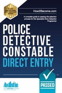 Police Detective Constable: Direct Entry