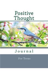 Positive Thought Journal For Teens