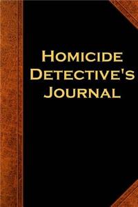 Homicide Detective's Journal