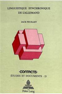 Linguistique synchronique de l'allemand