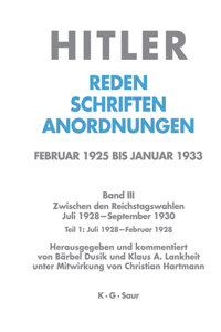 Juli 1928 - Februar 1929