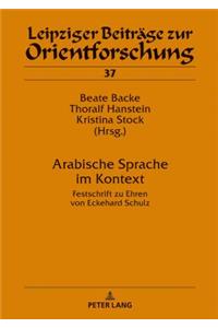 Arabische Sprache im Kontext