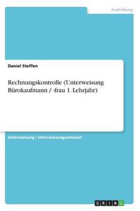 Rechnungskontrolle (Unterweisung Bürokaufmann / -frau 1. Lehrjahr)