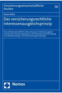 Das Versicherungsrechtliche Interessenausgleichsprinzip