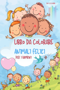 Libro da colorare per bambini dai 4 agli 8 anni