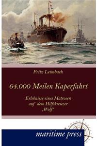64000 Seemeilen Kaperfahrt
