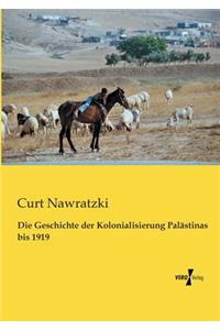 Die Geschichte der Kolonialisierung Palästinas bis 1919