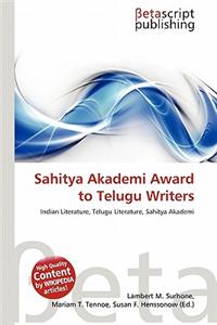Sahitya Akademi Award to Telugu Writers