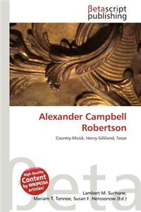 Alexander Campbell Robertson