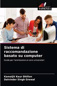 Sistema di raccomandazione basato su computer