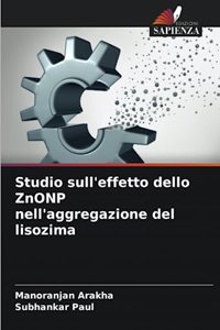 Studio sull'effetto dello ZnONP nell'aggregazione del lisozima