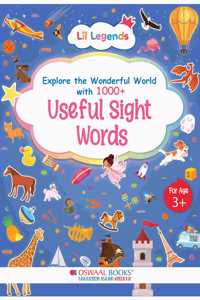 Oswaal Lil Legends My Book of First Sight Words with engaging Activity for children, 3+age group