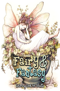 Fairy and Fantasy Coloring Book for Adults