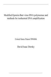 Modified Epstein-Barr virus DNA polymerase and methods for isothermal DNA amplification