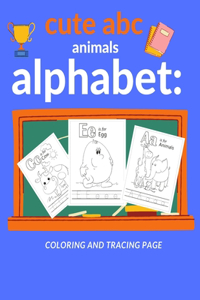 Cute abc animals alphabet